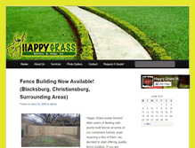 Tablet Screenshot of happygrassmowingandmore.com